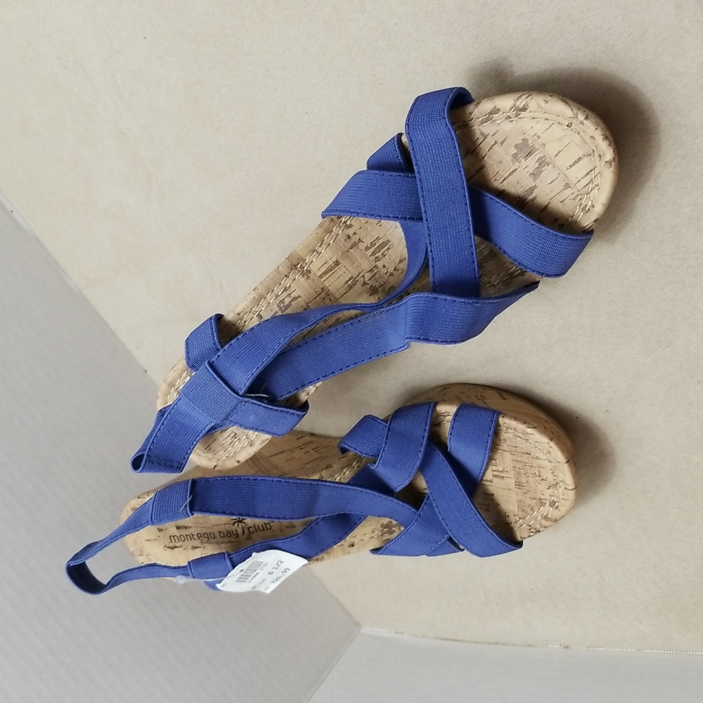 Montego Bay Club Faux Cork Wedge Sandal